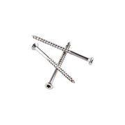 SIMPSON STRONG-TIE Simpson Strong-Tie 5000162 No. 10 x 2.5 in. Lobe Flat Head Coated Stainless Steel Deck Screws; 1 lbs 5000162